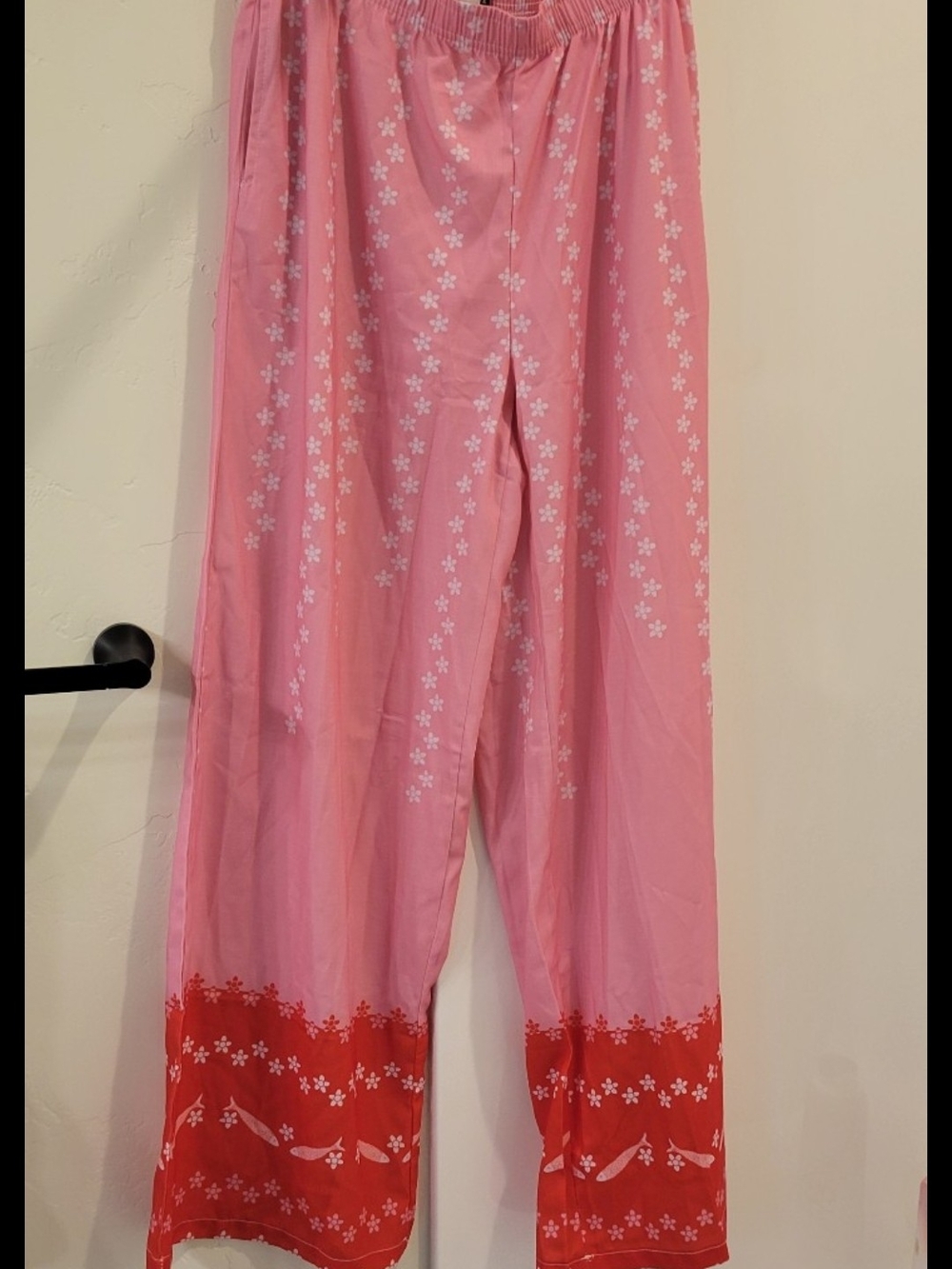 Women’s Pink Sardines Wide-Leg Pants